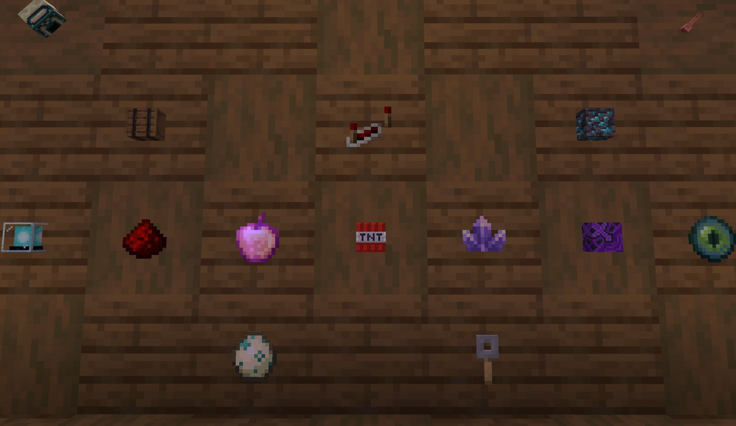 Photo of items in Minecraft